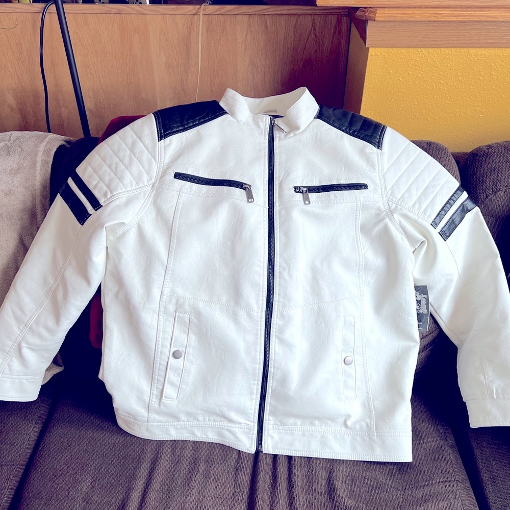 Blue Grandeur Leather jacket